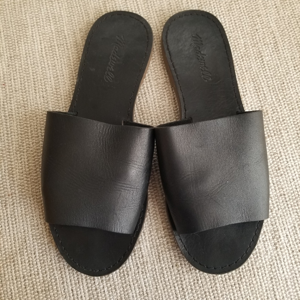 Madewell | The Broadwalk Simple Slide  Sandals